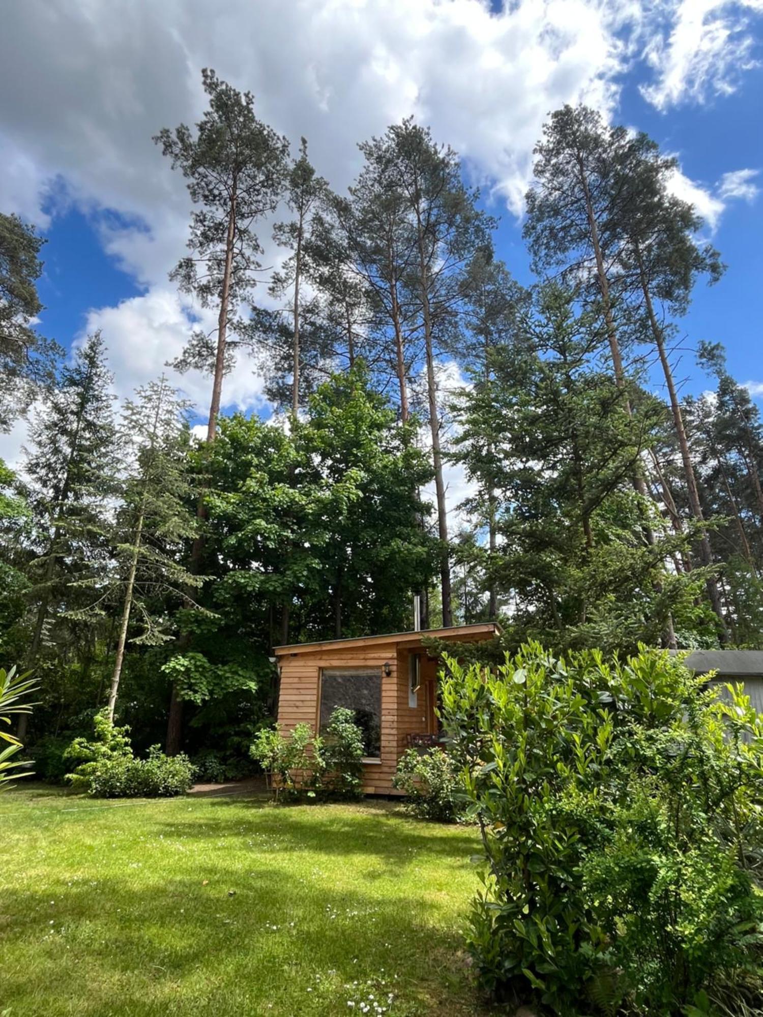 Ferienhaus Reetdach 1300Qm Privatgrundstueck Bootssteg Sauna Templin Luebbesee Uckermark Erholung Pur Seenplatte Petersdorf  المظهر الخارجي الصورة
